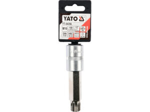 YATO Hosszú bit dugókulcs Spline 1/2" M16 CrV