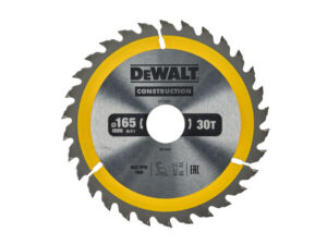 DEWALT CONSTRUCTION Fűrésztárcsa szeges fához 165 x 30 x 2,4 mm / 30T