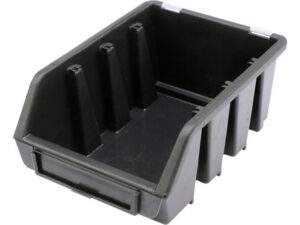 VOREL Csavartartó doboz fekete S 116 x 161 x 75 mm