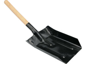 VOREL Szenes lapát 490 x 335 x 140  mm rövid fa nyéllel