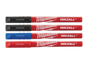 MILWAUKEE INKZALL™ Jelölőfilc fekete 0,6 mm színes (4 db)