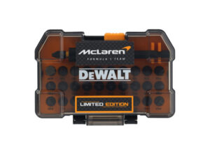 DEWALT/McLaren Bithegy készlet 32 részes Impact Ready bithegytartóval