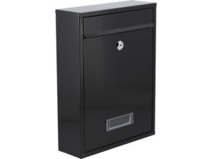 VOREL Postaláda fekete 360 x 260 x 80 mm