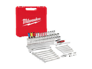 MILWAUKEE Dugókulcs és csillag-villáskulcs készlet 108 részes 1/4" & 3/8" & 1/2"