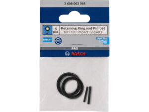 BOSCH PRO Rögzítőgyűrű és tüske 1/4" dugókulcsokhoz