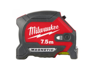 MILWAUKEE Mérőszalag 7,5 m x 30 mm mágneses LED világítással