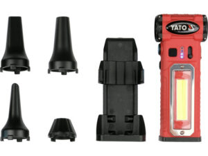 YATO Légseprű 7,4 V 4 Ah 110000 RPM 6 részes