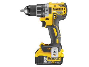 DEWALT Akkus fúrócsavarozó 18 V szénkefe nélküli 70Nm (2 x 5,0 Ah akku + töltő) DCD791P2