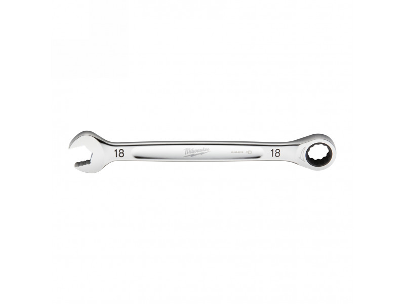 MILWAUKEE Racsnis csillag-villáskulcs 18 mm / 242,5 mm CrV MAX BITE™