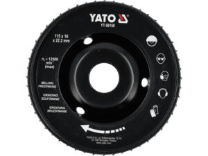 YATO Ráspoly tárcsa 115 x 22,2 mm