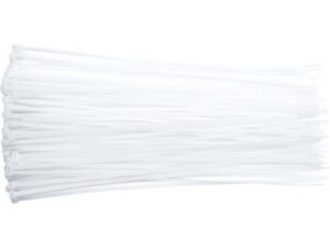 VOREL Kábelkötegelő 150 x 2,5 mm fehér (100 db)