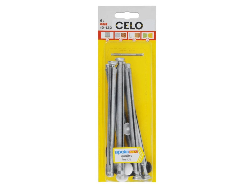 CELO fém tokrögzítő dübel MR 10-132 (6 db)