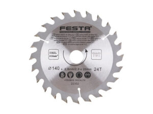 FESTA Fűrésztárcsa fához 140 x 20 x 2,0 mm / 24T
