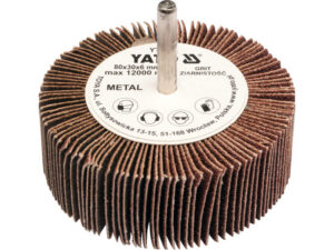 YATO Csapos lamellás csiszolókorong 80 x 30 x 6 mm / P120