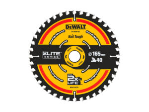 DEWALT ELITE Fűrésztárcsa fához 165 x 20 x 1,65 mm / 40T
