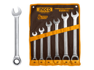 INGCO Racsnis csillag-villácskulcs készlet 6 részes 19-32 mm CrV